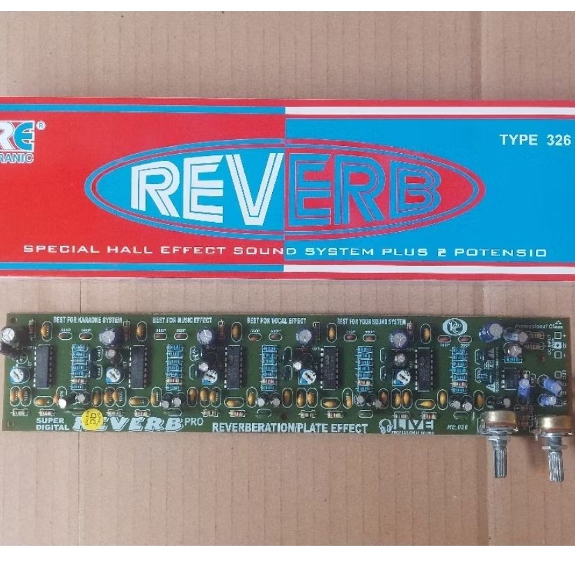 Kit Echo Reverb 2 Potensio 5 IC PT2399