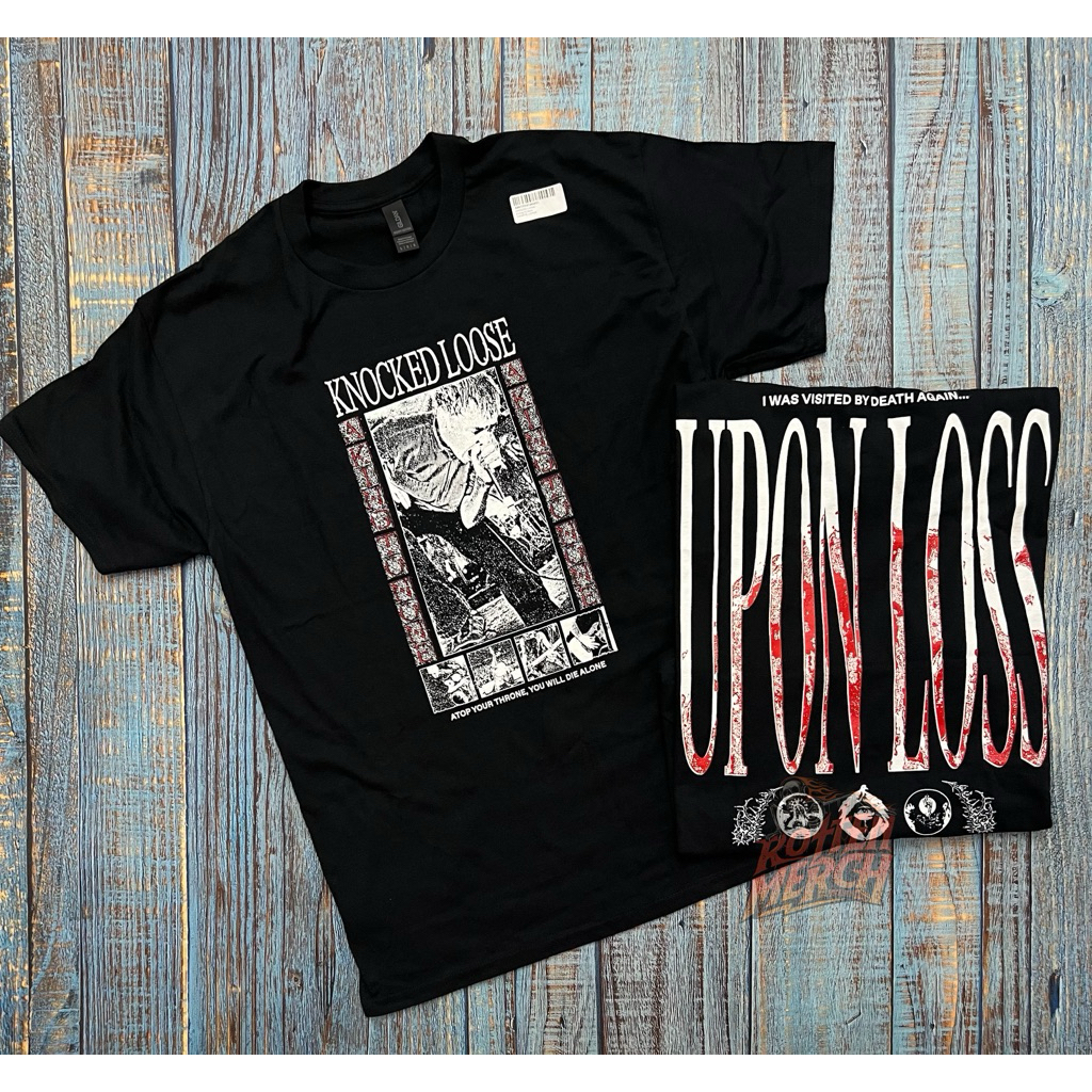 Kaos T-Shirt Band Knocked Loose - ATOP Your Throne Official Merchandise
