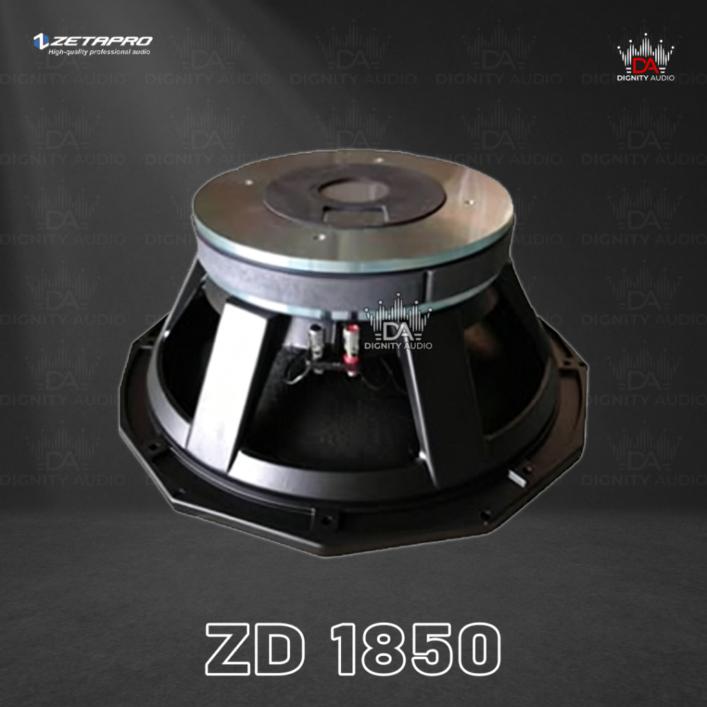 Komponen Speaker 18 Inch ZETAPRO ZD 1850 Original 2400 Watt