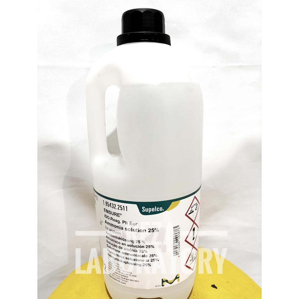 AMMONIA SOLUTION / LARUTAN AMONIA / NH4OH MERCK 105432 2,5L ORIGINAL