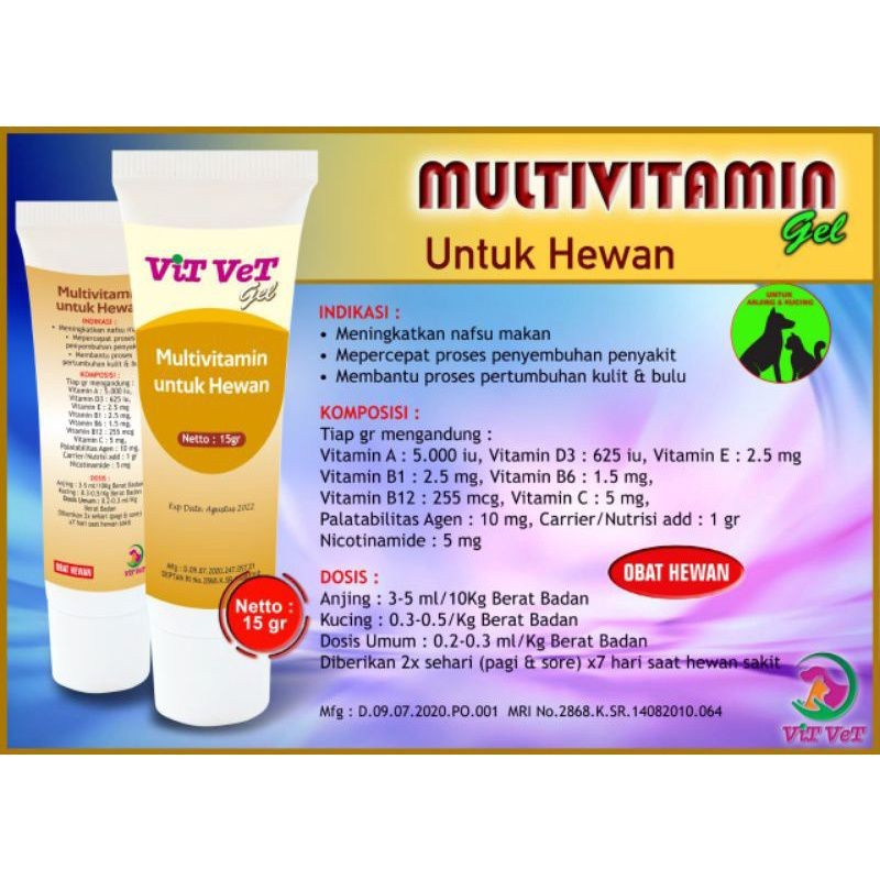 vit vet multivitamin 8ml