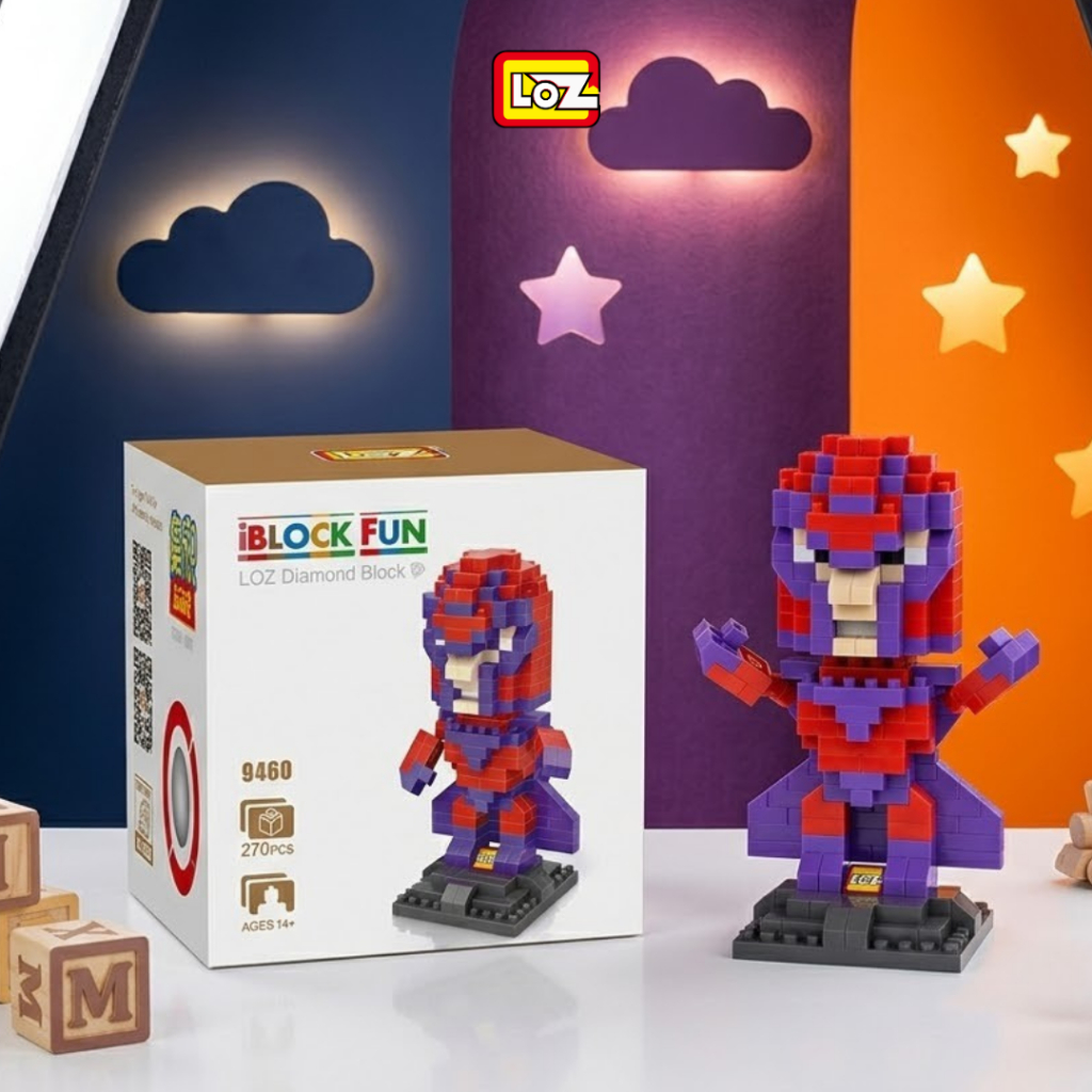 Mainan Brick Anak / Balok Susun Model Karakter LOZ 9460 Large Magneto