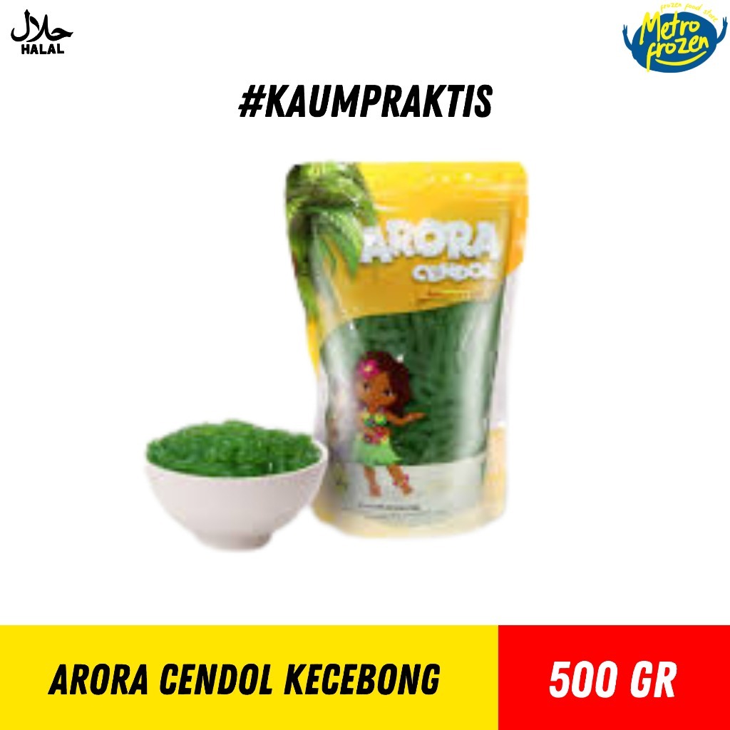 ARORA Cendol Kecebong 500gr //cendol kecebong instan Banjarmasin //cendol jelly kecebong