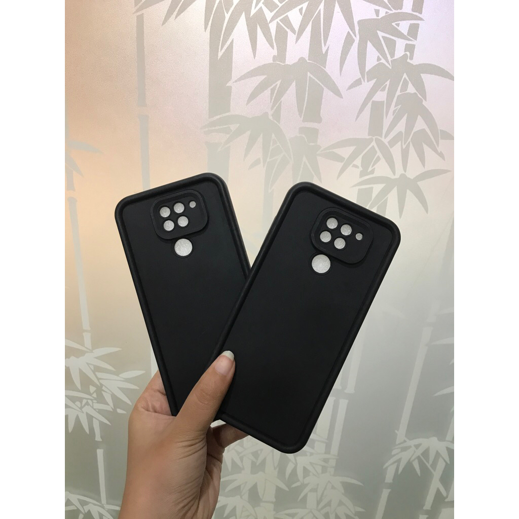 SoftCase Macaron Polos (ONLY HITAM) REDMI NOTE 9