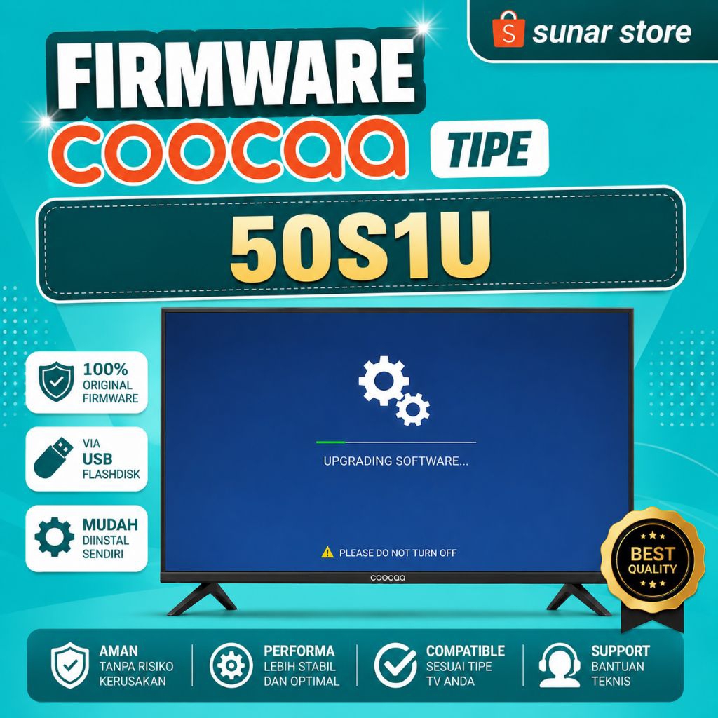 FIRMWARE TV COOCAA 50SIU