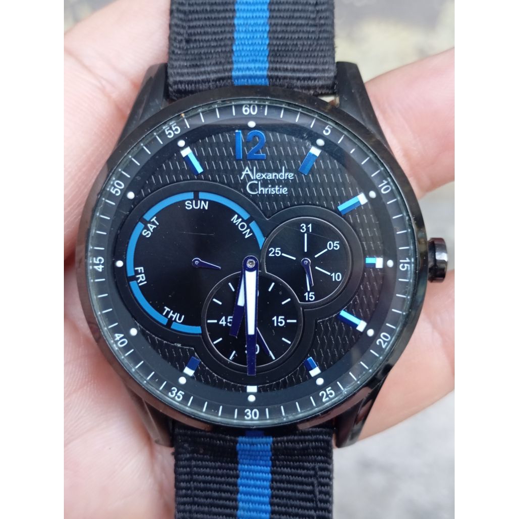 jam tangan  alexander christie 6206 MF multifungsi keren second preloved original