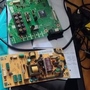 MAINBOARD dan PSU  TV SHARP AQUOS LC-32LE3471