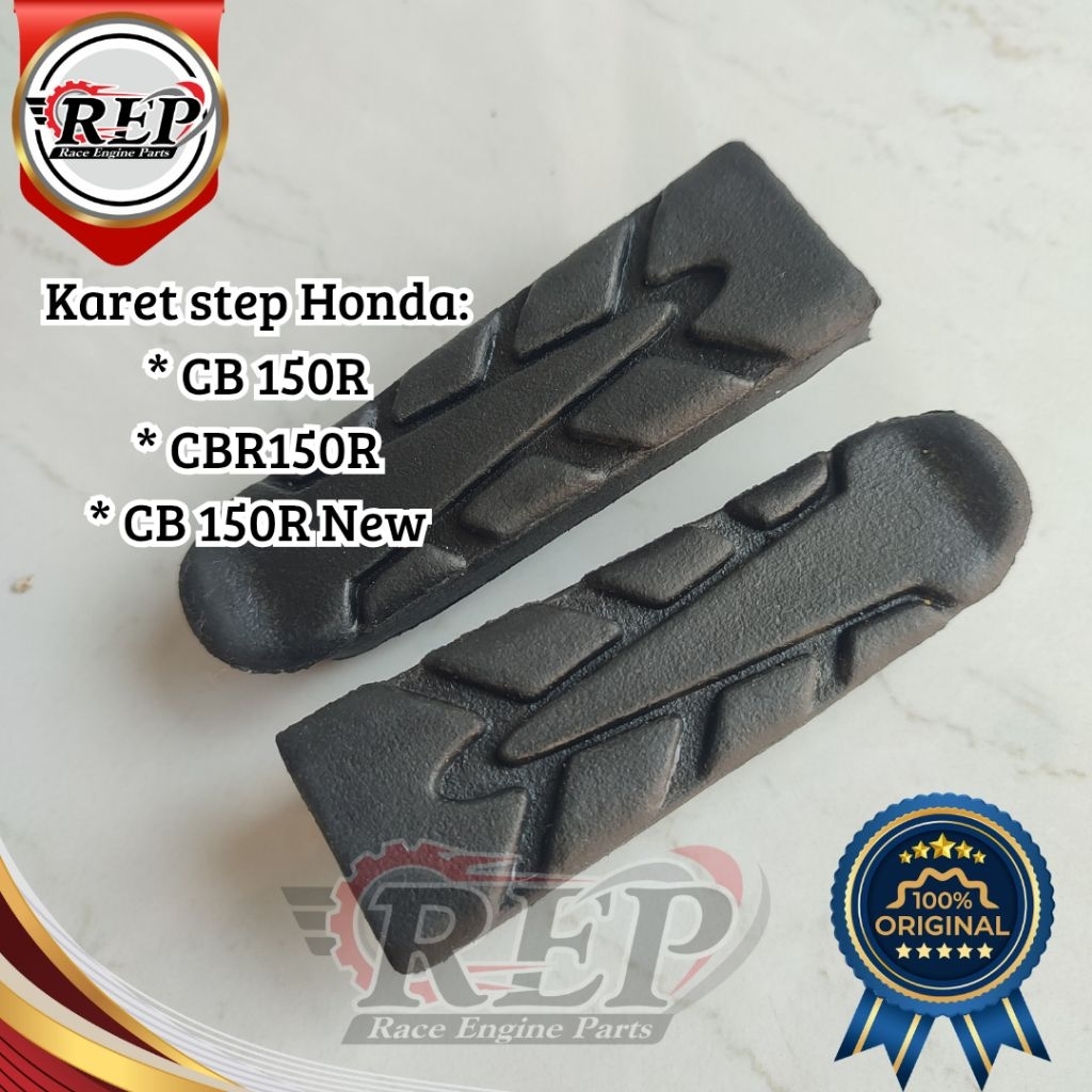 Karet footstep depan kanan kiri Honda CBR150R CB 150R CB 150R New original
