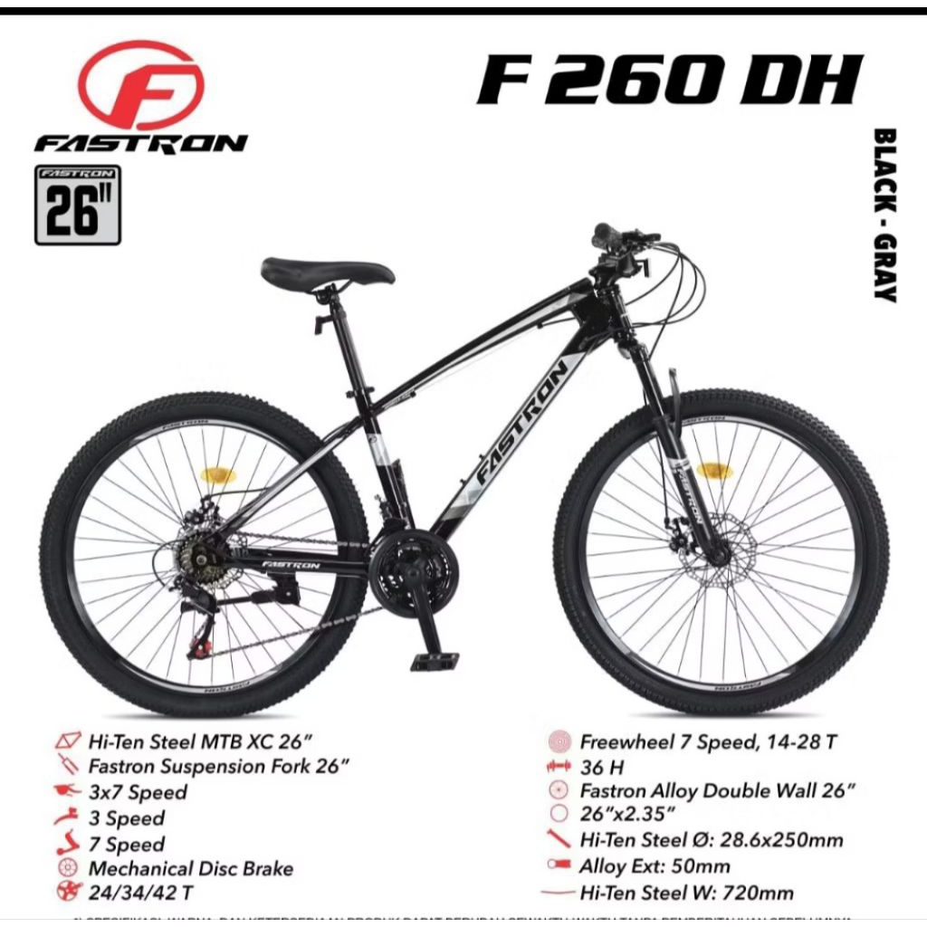 26 mtb Fastron DH Pontianak