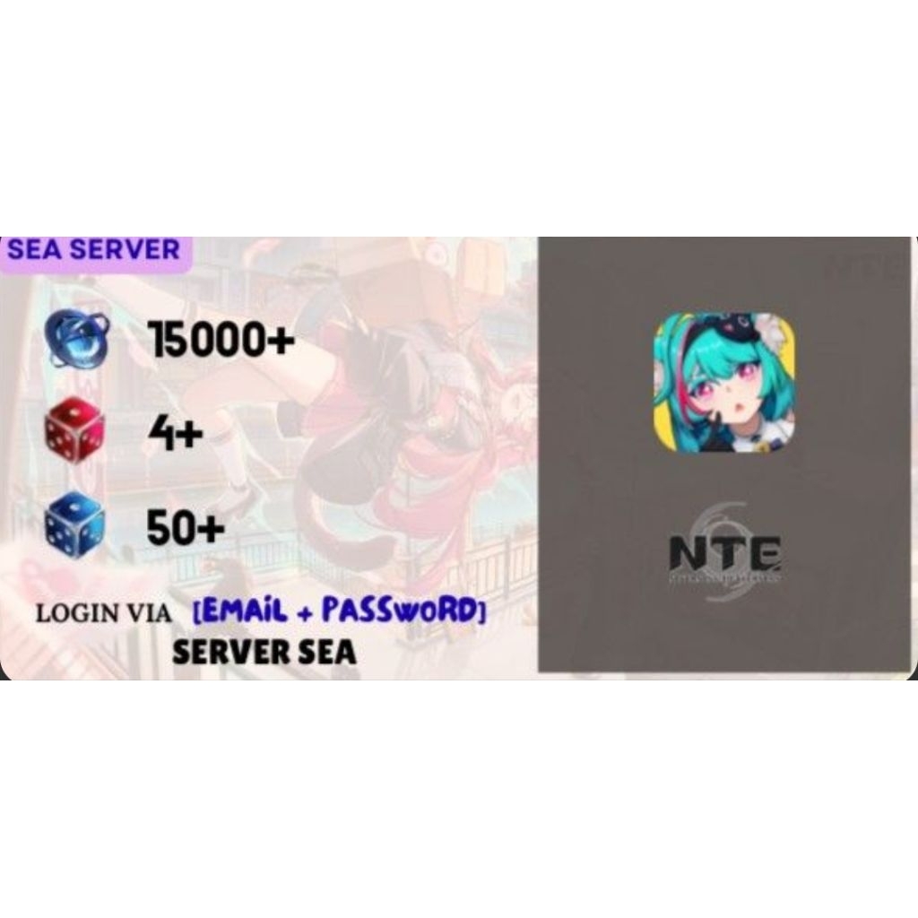Akun Reroll NTE: Neverness to Everness - 1