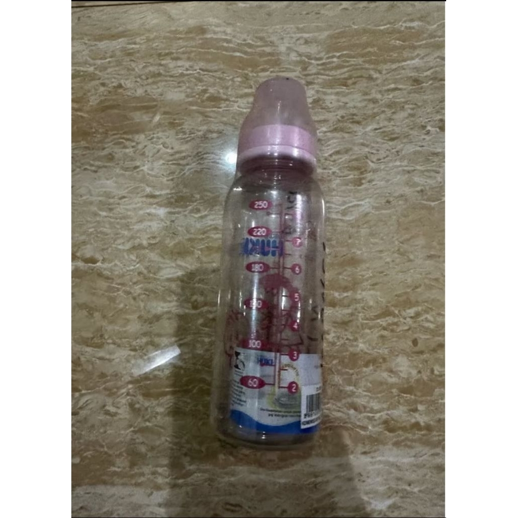 botol baby huki 250ml pink