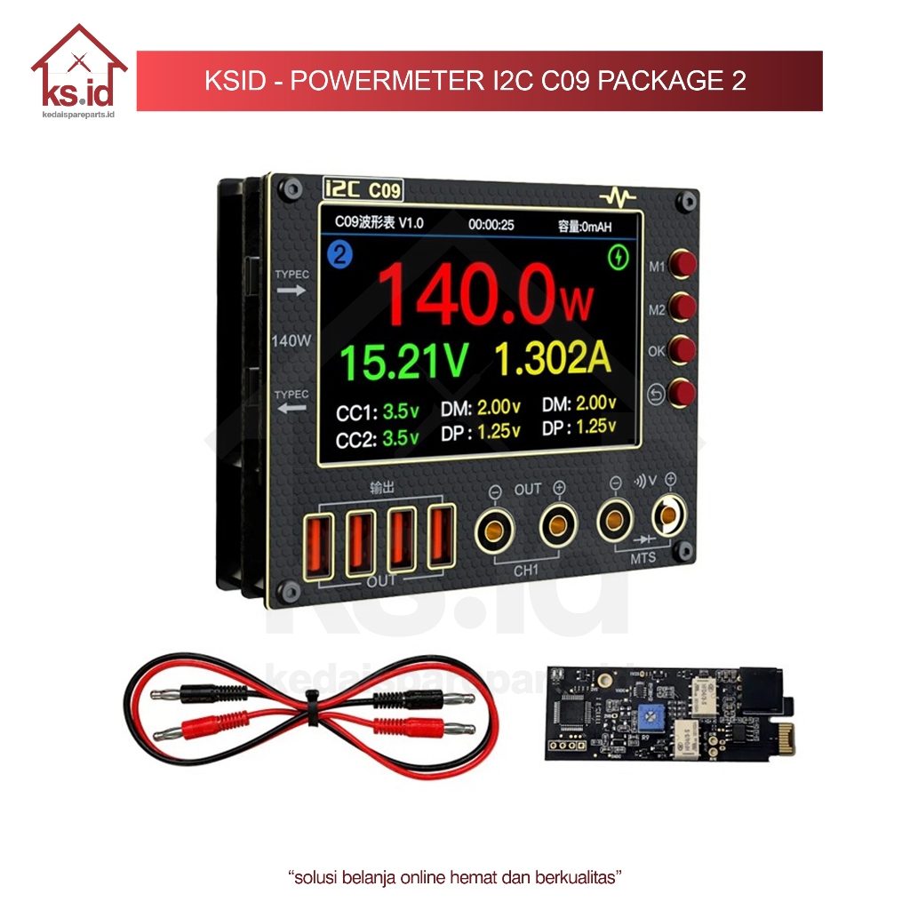 KSID - Powermeter I2C C09 / Alat Ukur Daya i2C C09 Mini