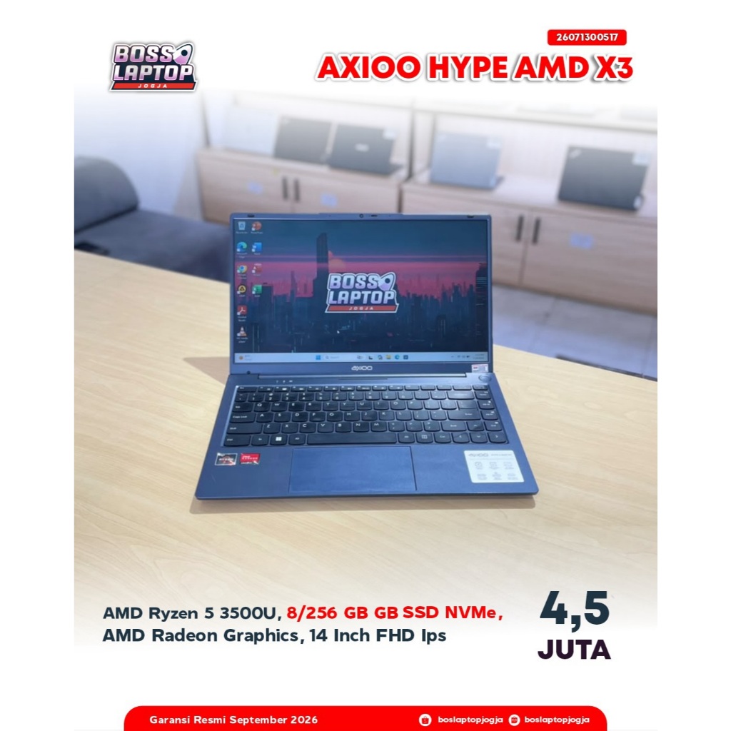 AXIOO RYZEN 5 3500U 8/256 GB