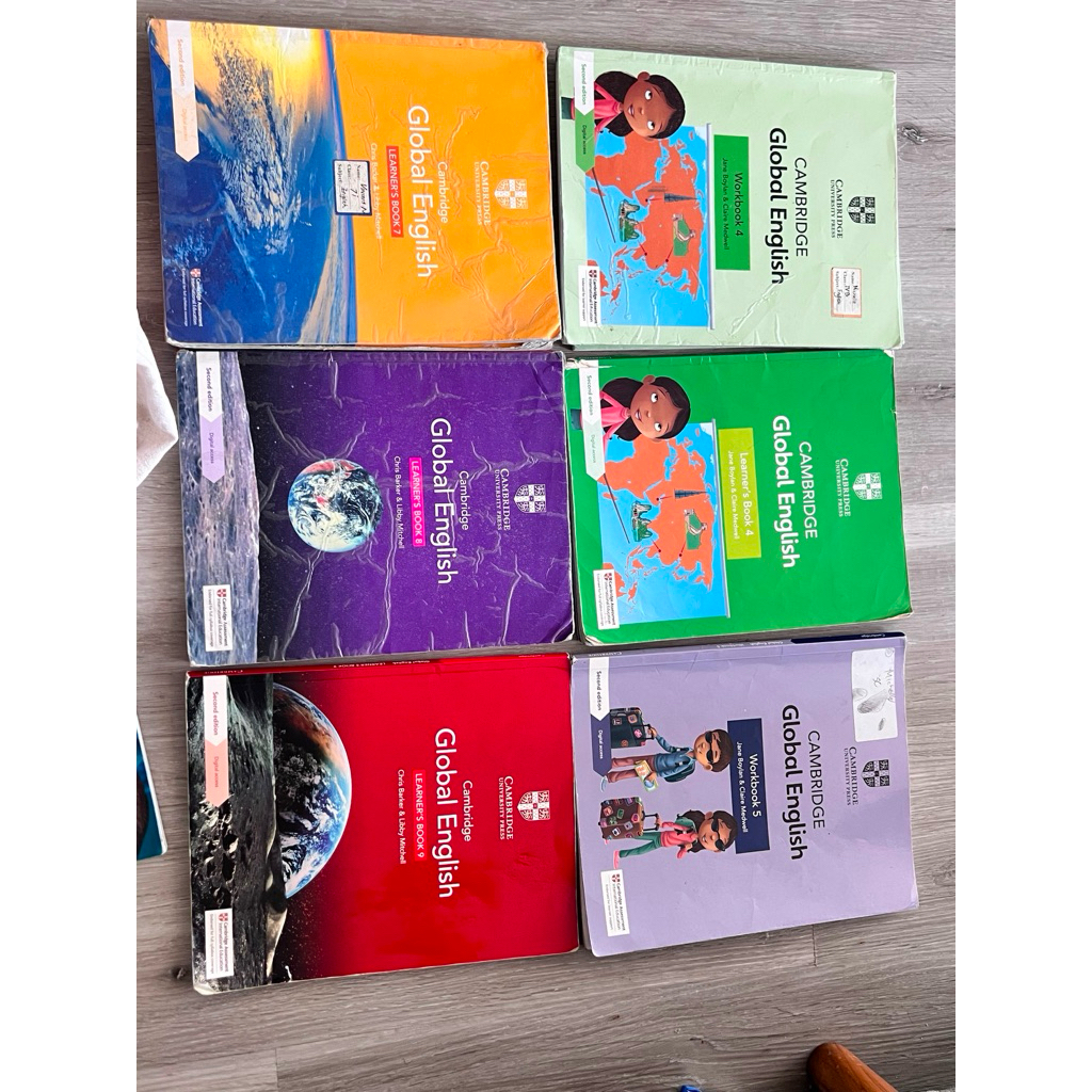 global english cambridge kelas 1,2,3,4,5,6,7 learner book and woorkbook