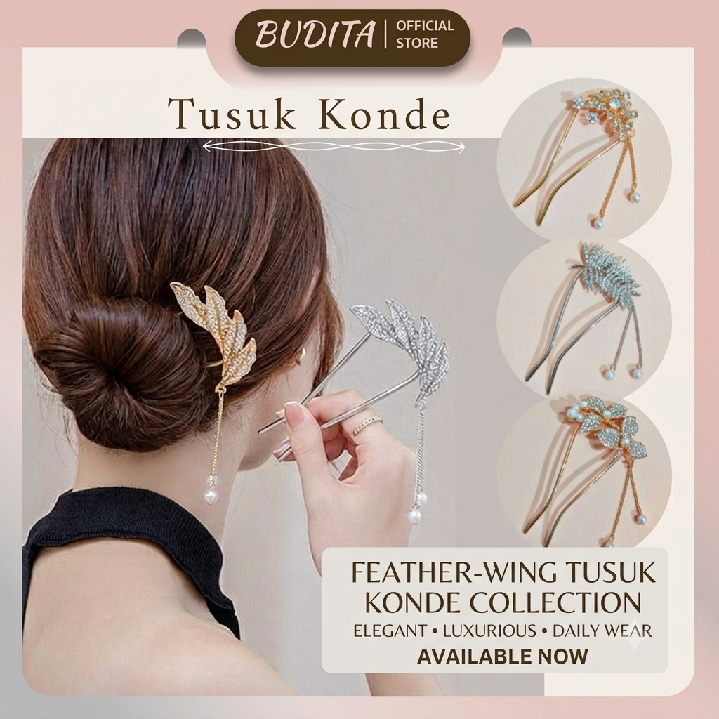 Tusuk Konde China | Tusuk Konde | tusuk konde rambut korea | konde | Tusuk Konde Jurai Cina | BDT