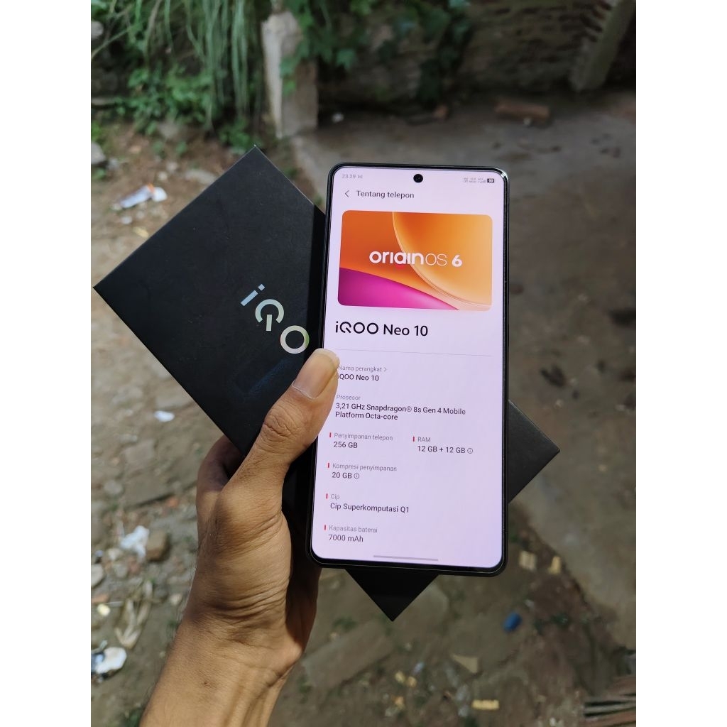 IQOO NEO 10 LENGKAP 12+12/256GB RESMI SECOND