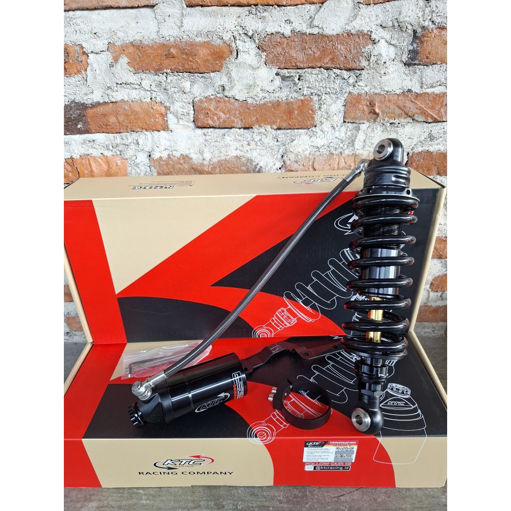 shockbreaker shock monoshock ktc racing hitam as gold ninja r ss 305 mm double klik ktc Racing