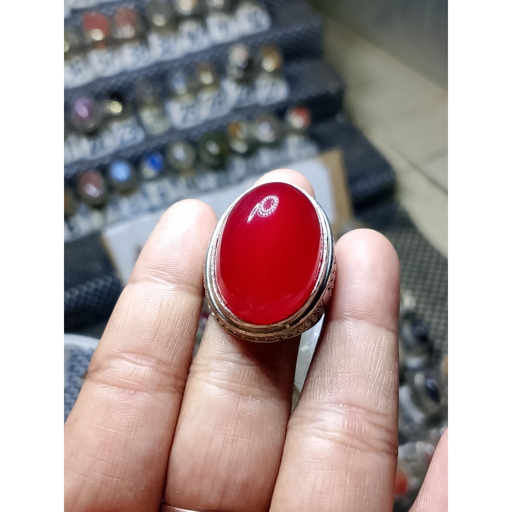 Red Baron Pacitan Cincin Batu Alam