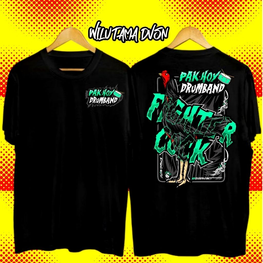 Kaos Ayam Pakhoy Drumband Fighter Cock
