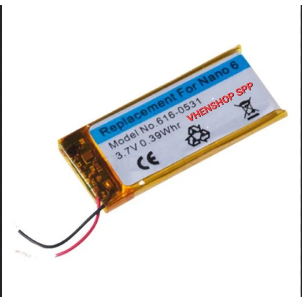 Batre baterai battery ipod nano 6 / ipod nano gen 6 original