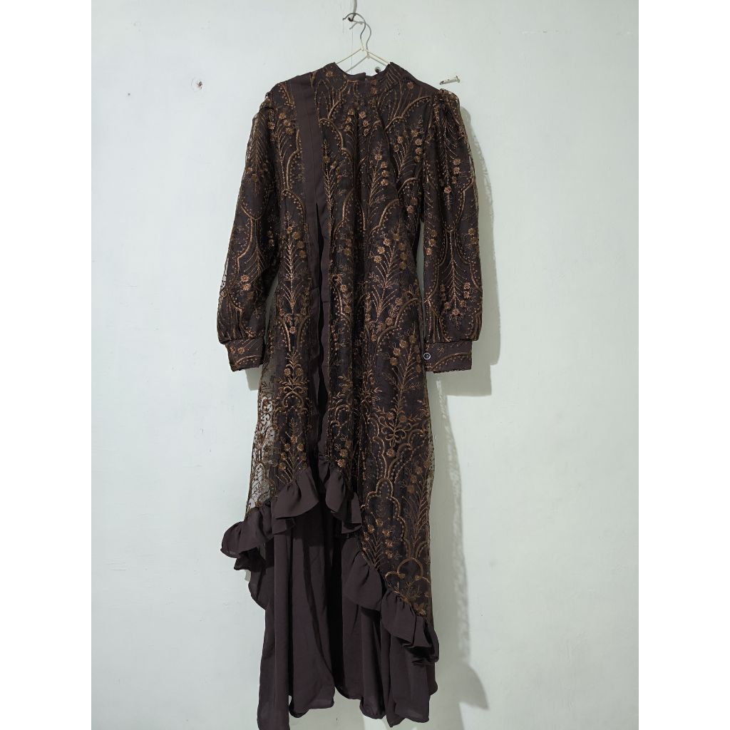 Gamis brukat gamis pengajian gamis simple gamis kondangan