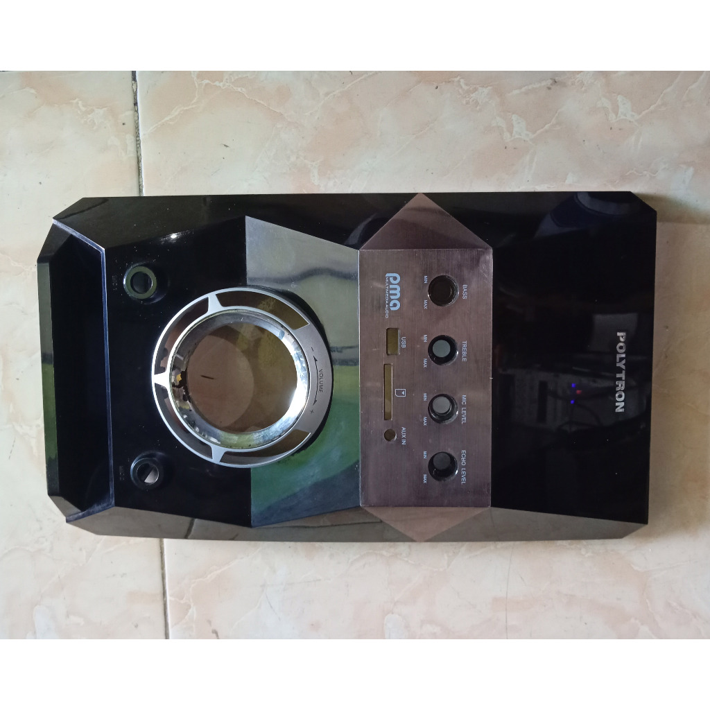 Front Case Casing Depan Speaker Subwoofer POLYTRON PMA9502