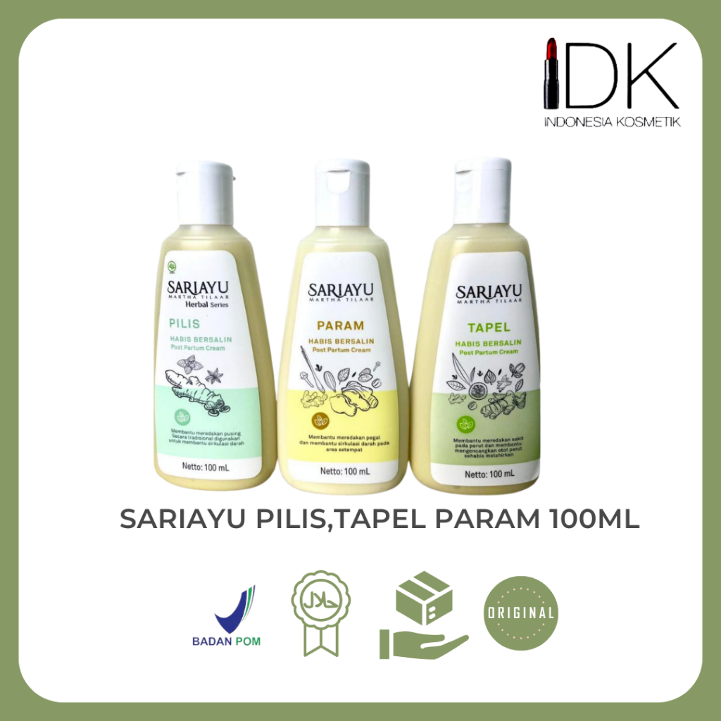 Sariayu Paket Habis Bersalin (tapel,pilis,param)