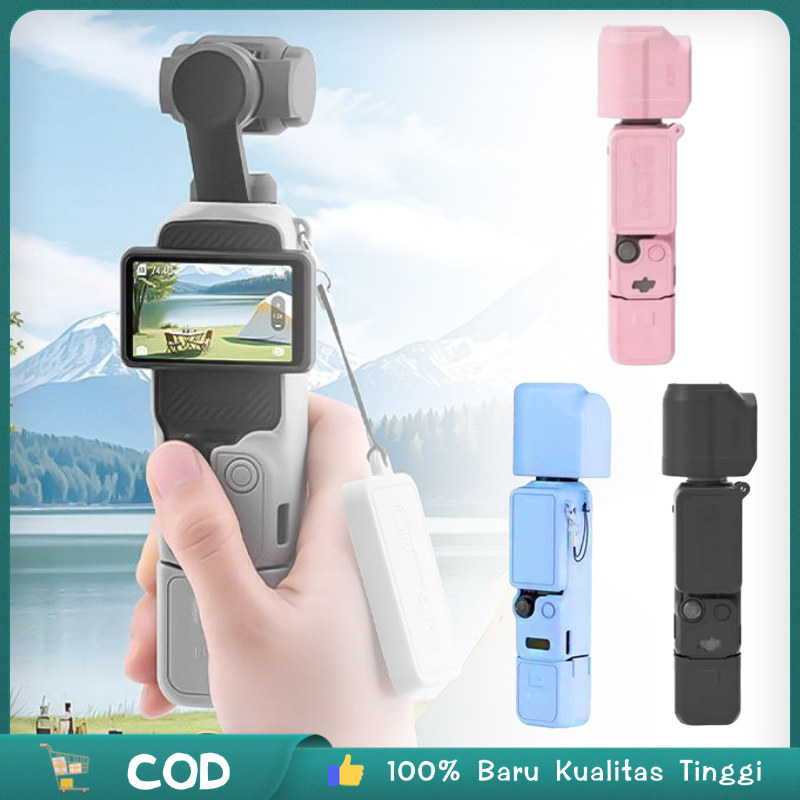 1set Case Dji Pocket 3 Imut Cover Dji Osmo Pocket 3 Dji Osmo Pocket 3 Accessories Sarung Silikon Pel