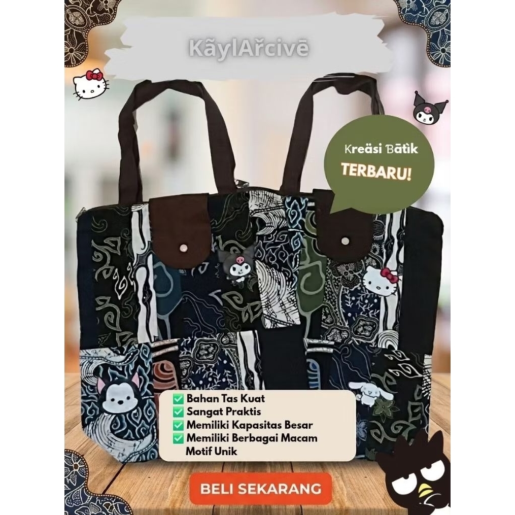 Tas Batik Kain Perca Serbaguna