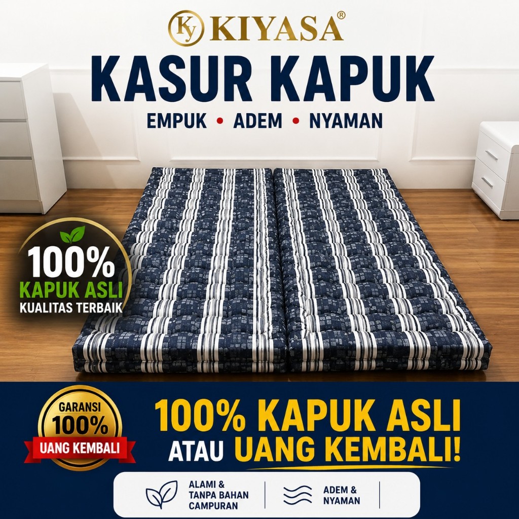 Kasur Kapuk Original Asli isi Full Kapuk / Kasur Kapuk Randu Asli