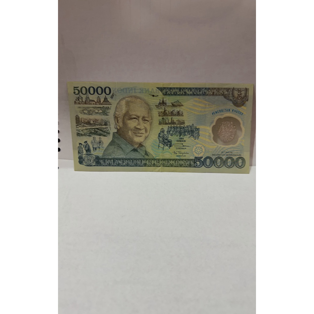 KOLEKSI 50.000 50000 50RB SUHARTO POLYMER POLIMER