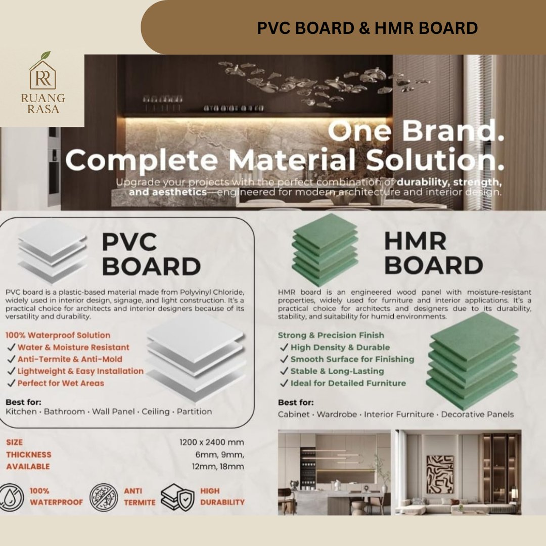 PVC Board Lembaran Ukuran 122x244cm | PVC Foam Board