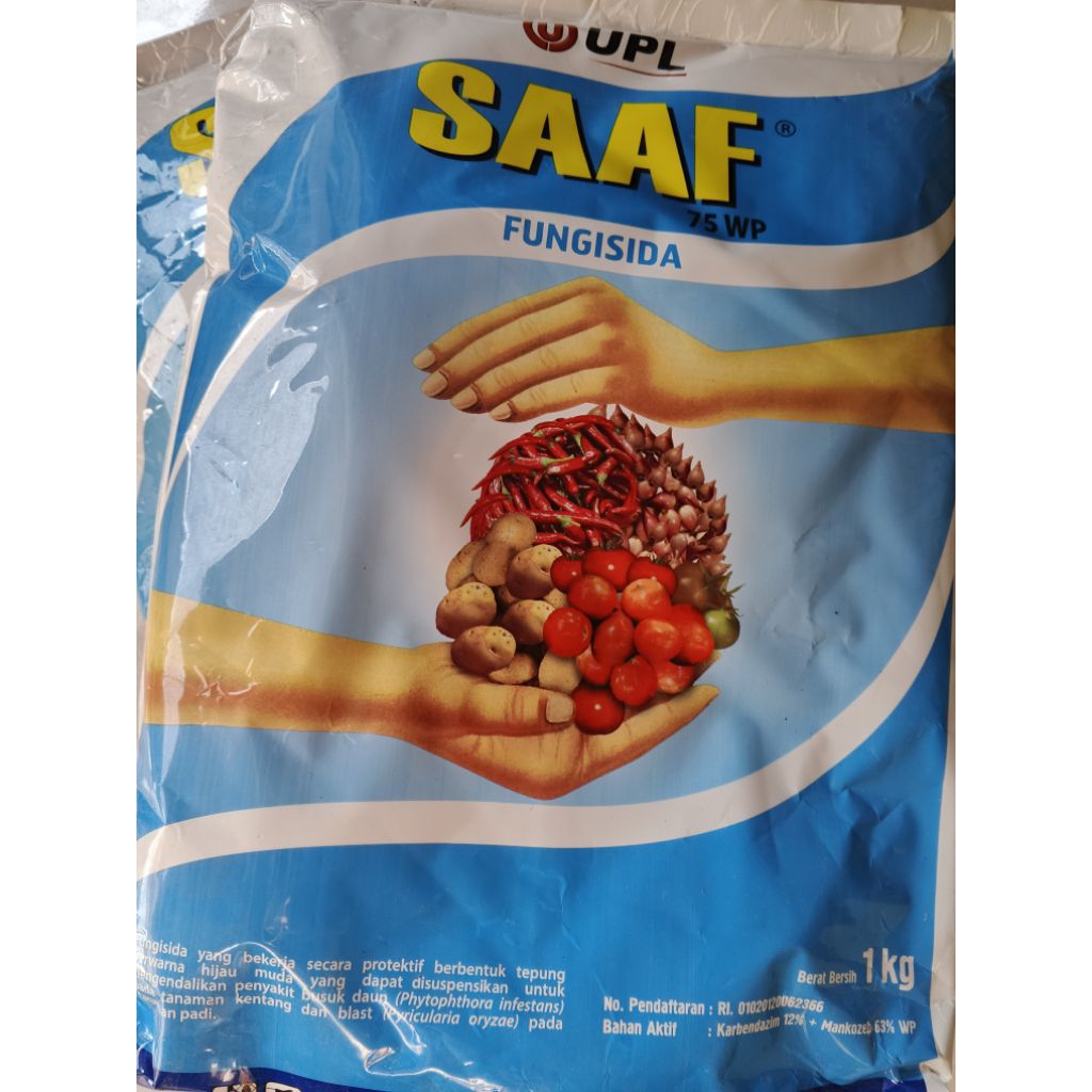 fungisida protektif dan sistemik bahan aktif mankozeb dan karbendazim original kemasaan 1kg