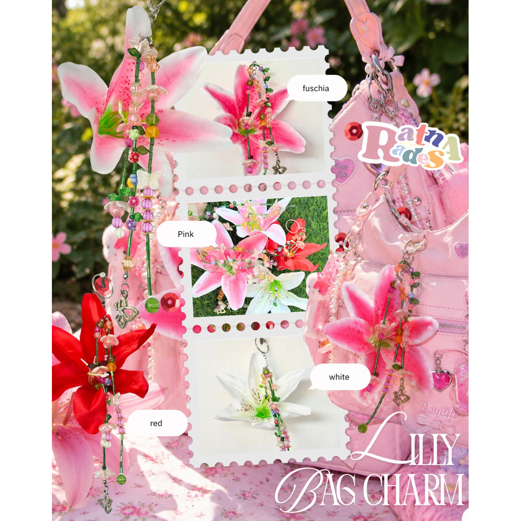 Lilly BagCharm | Radesa Flowers Collection |Lilly