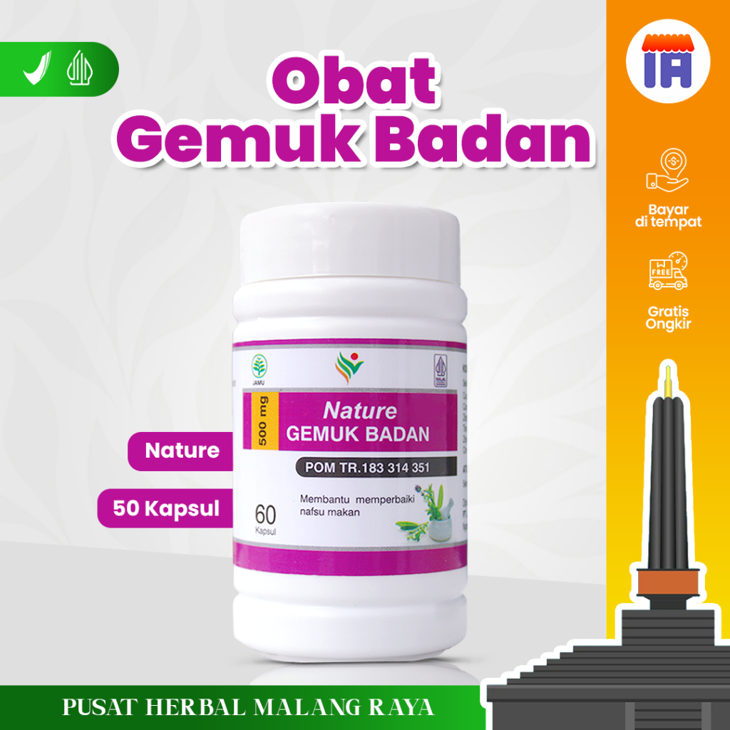 NATURE GEMUK BADAN BPOM OBAT GEMUK penggemuk penambah berat badan nafsu makan Aman Untuk Diabetes Ma
