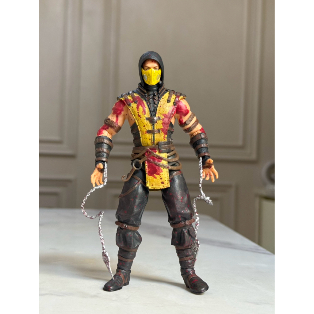 Figure Mezco Toyz Mortal Kombat X Series 1 Scorpion subzero marvel legends hasbro toybiz xmen mcfarl