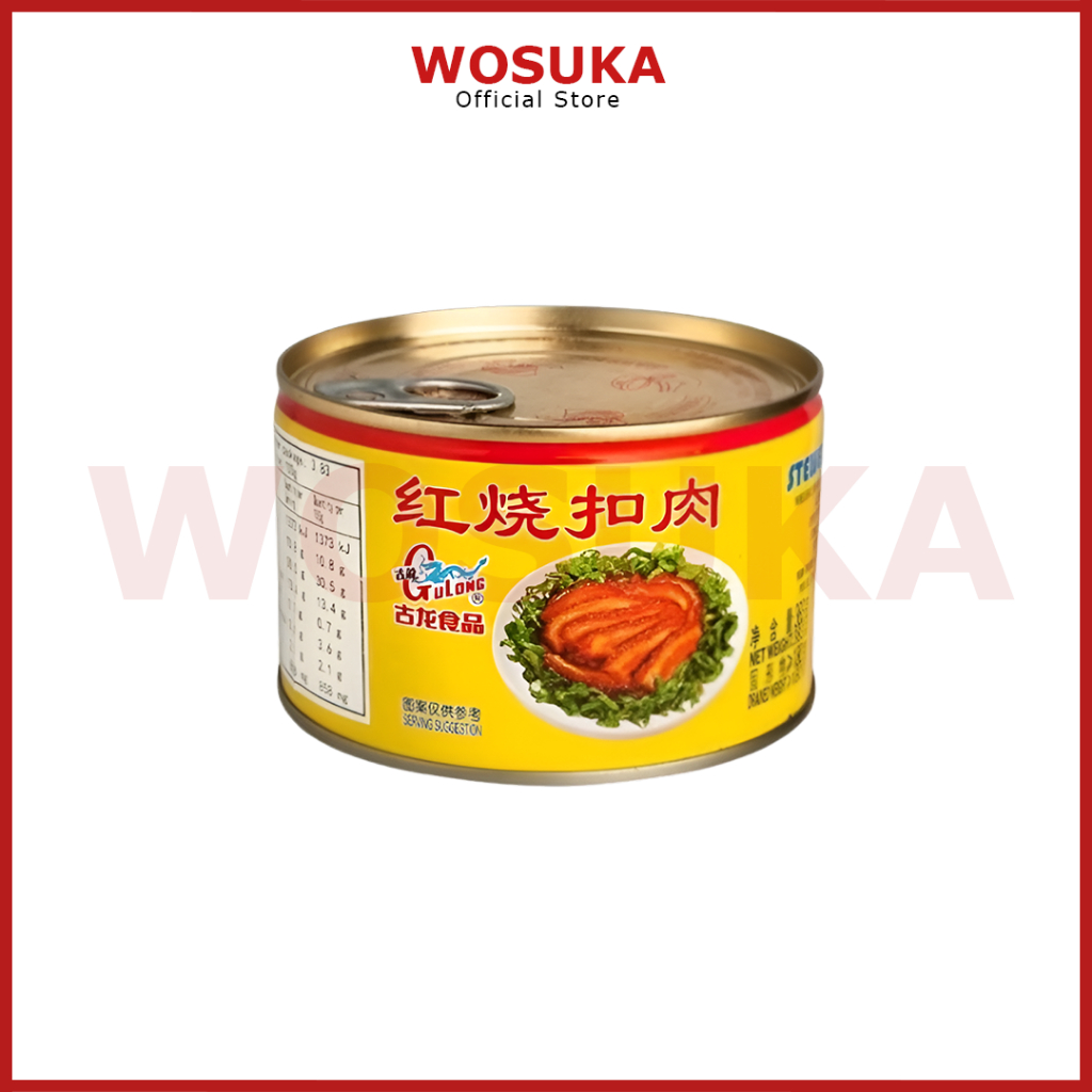 GULONG Stewed Pork Slice Daging Samcan Babi Kaleng 383gr | GULONG Daging Samcan Babi Kaleng 383 gram
