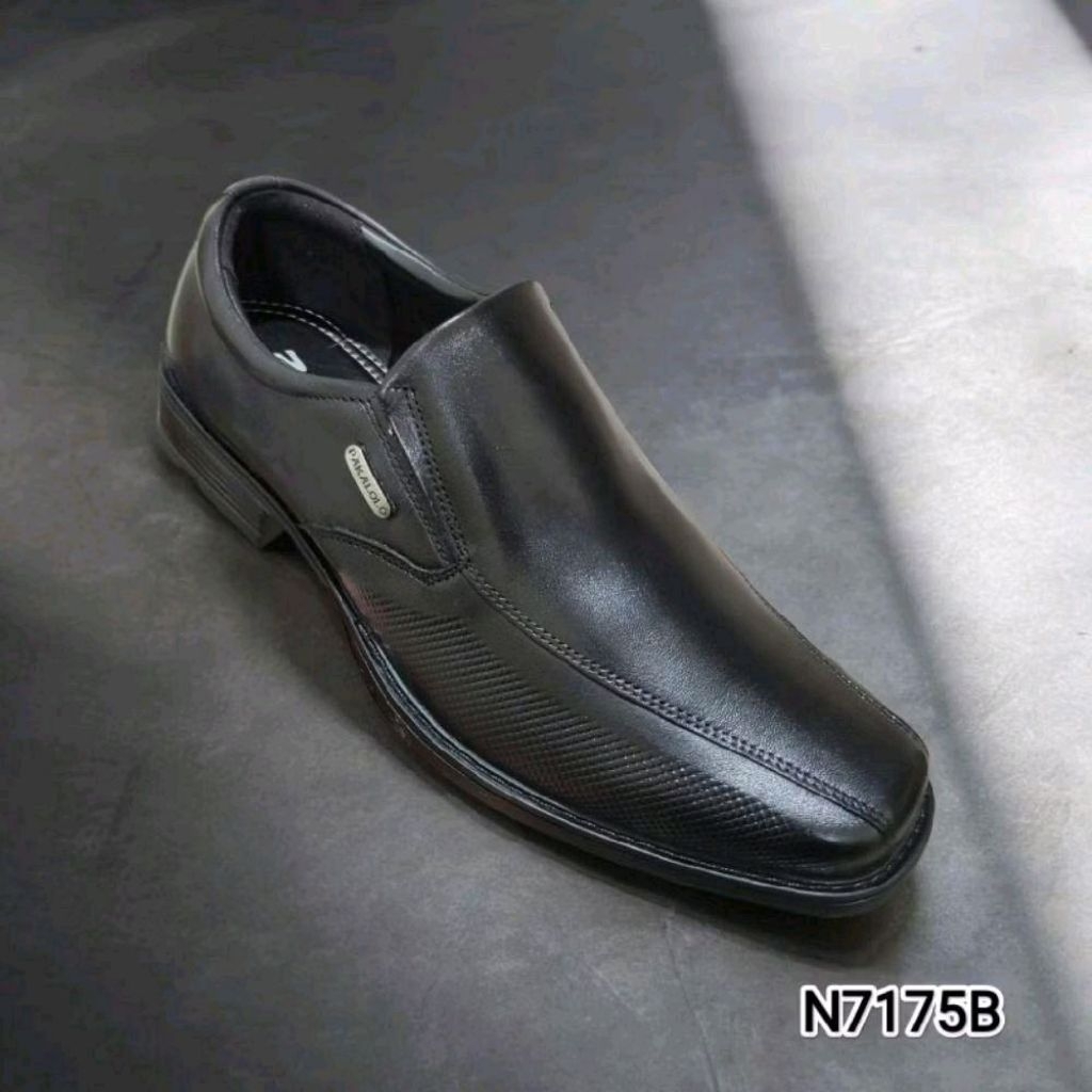 PAKALOLO N7175 HITAM Sepatu Pantofel Pria Original Leather