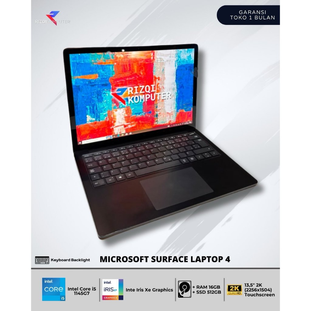 Microsoft Surface Laptop 4 Intel Core i5-1145G7 RAM 16GB SSD 512GB all