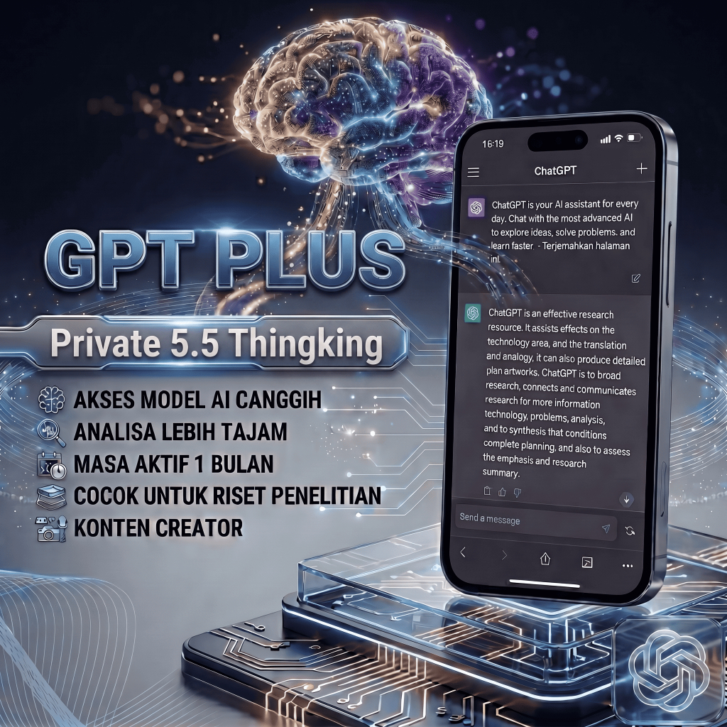 1.000 Promt ChatGPT Plus | Akses GPT 5 PRIVATE