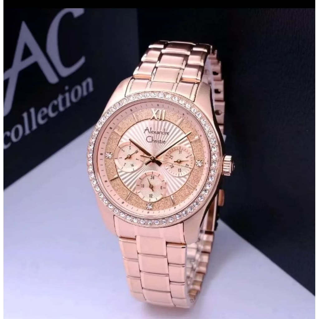ORIGINAL JAM TANGAN ALEXANDRE CHRISTIE WANITA AC GARANSI RESMI ALEXANDER CRISTIE 2949 2a53 2A59 2A60