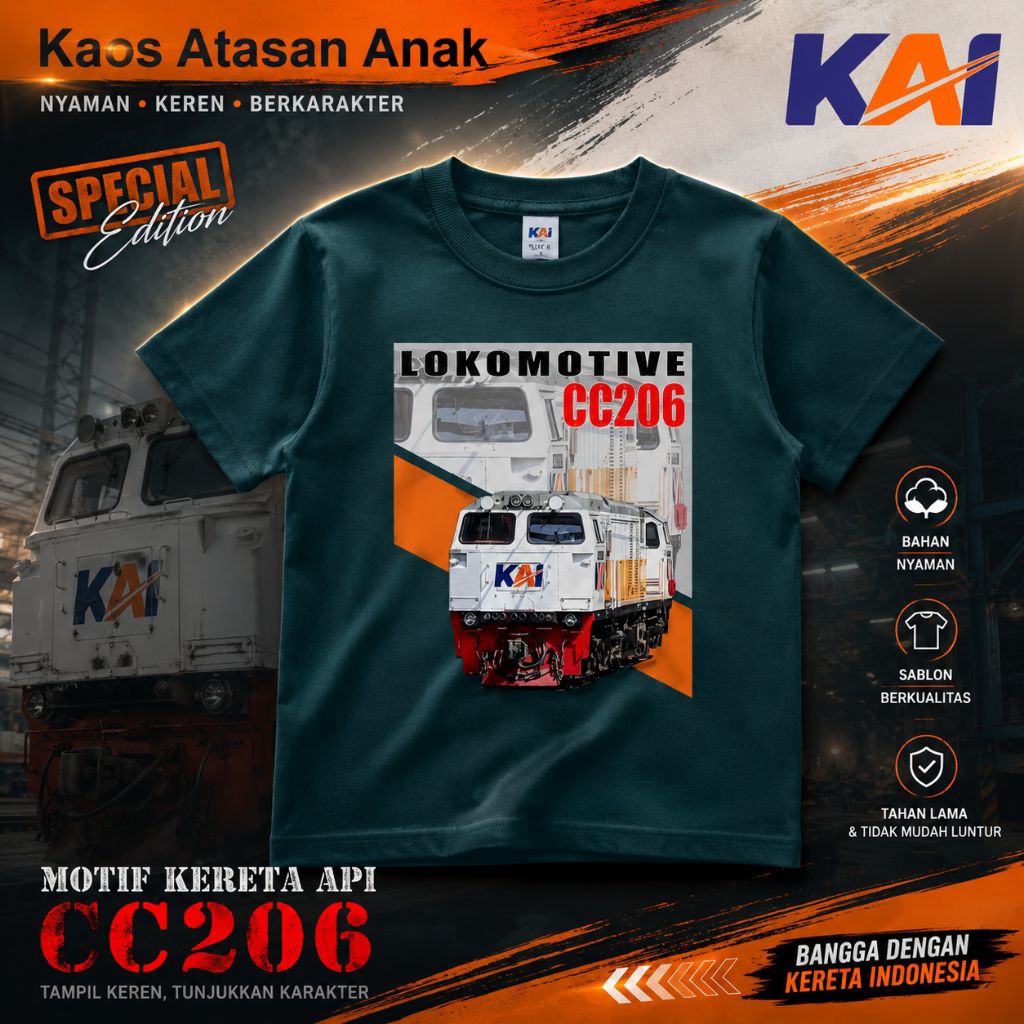 Kereta Mainan cc206 + Kaos