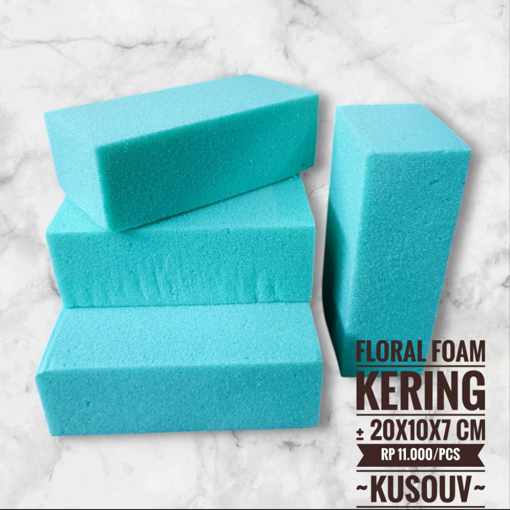 Floral Foam Kering/Gabus Busa Kering/Gabus Hijau Bucket