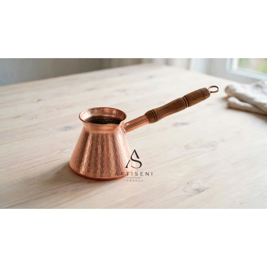 Ibrik Cezve Tembaga Murni Khusus Kopi Turki (500ml)