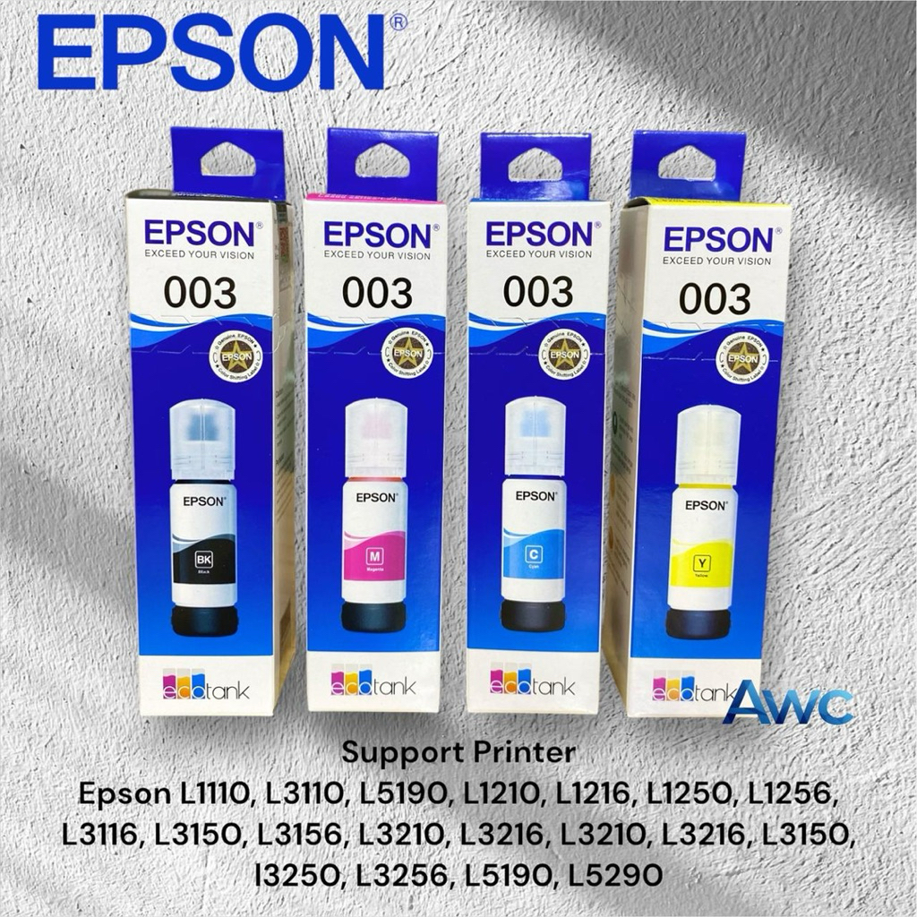 tinta printer epson 003 L1110,L3110