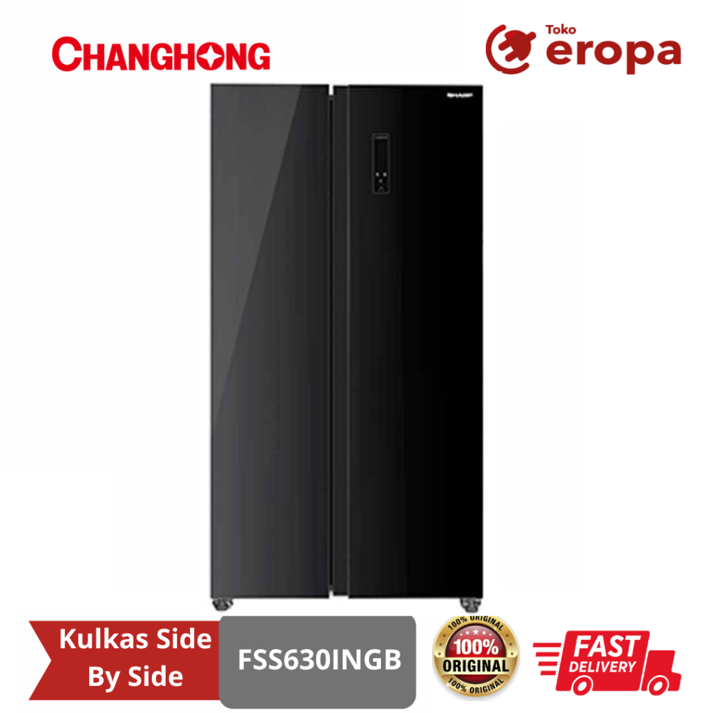 Kulkas Side By Side Changhong FSS630INGB