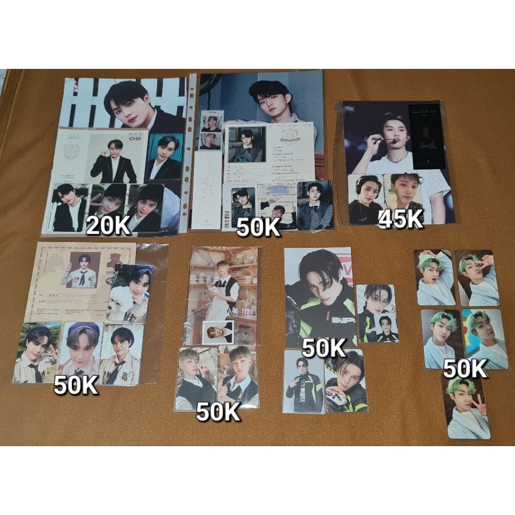 (BACA DESKRIPSI) Photocard PC Haknyeon Jacob Kevin Hyunjae Changmin Sunwoo Juyeon Sangyeon Chanhee T