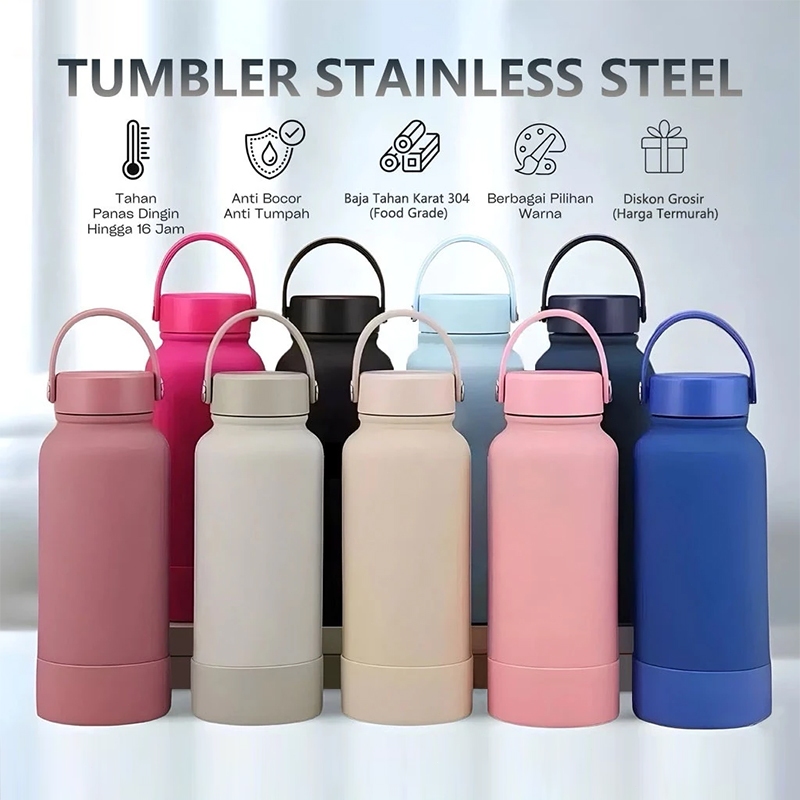 [READY STOCK]Tumbler Termos Hydro Termos Premium Aesthetic dengan Gantungan Vacuum Insulated Stainle