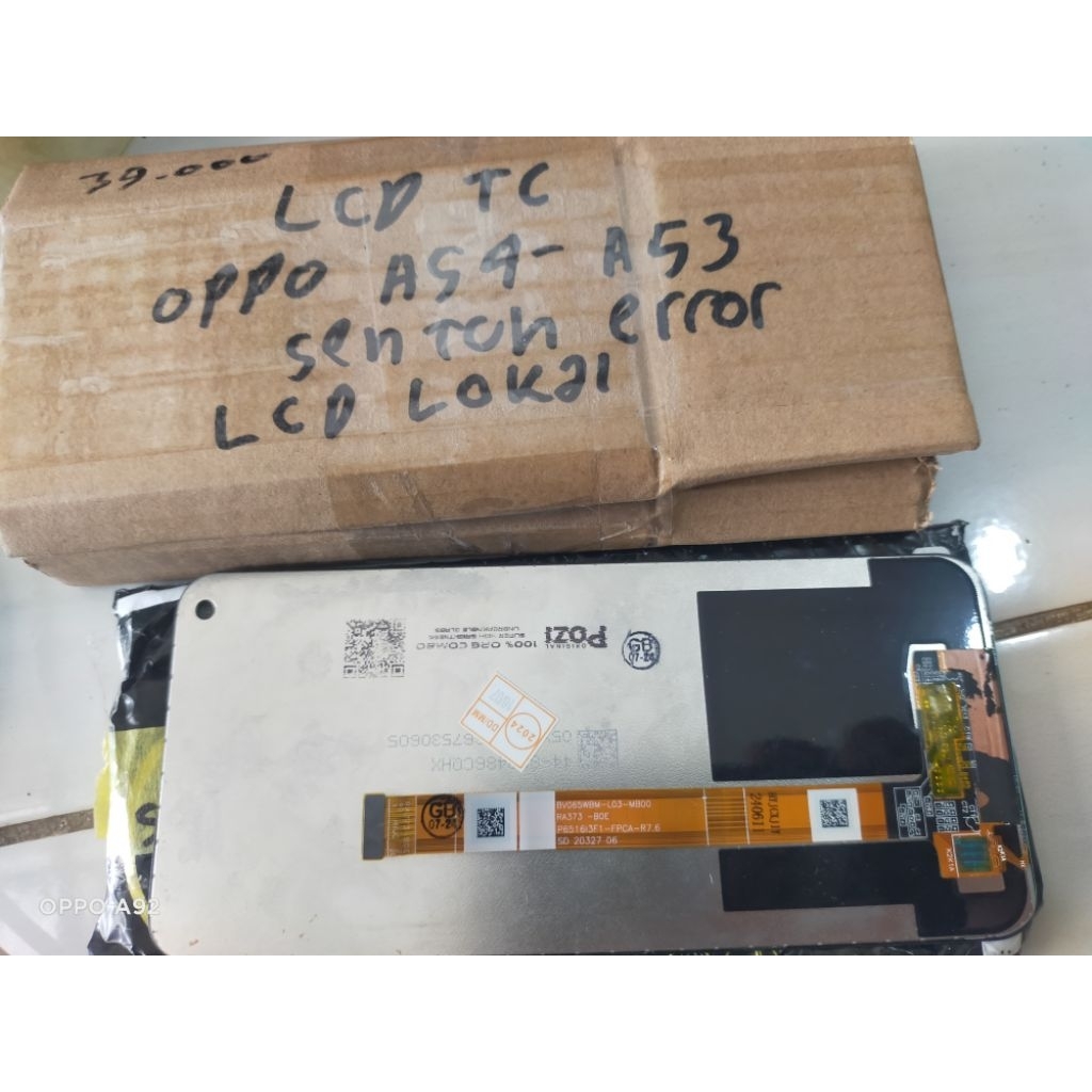 LCD TC HP OPPO A54. A53. minus sentuhan error lcd Lokal joss jis