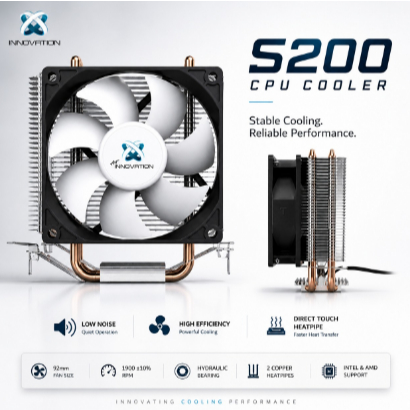 INNOVATION S200 HSF CPU COOLER INTEL AMD